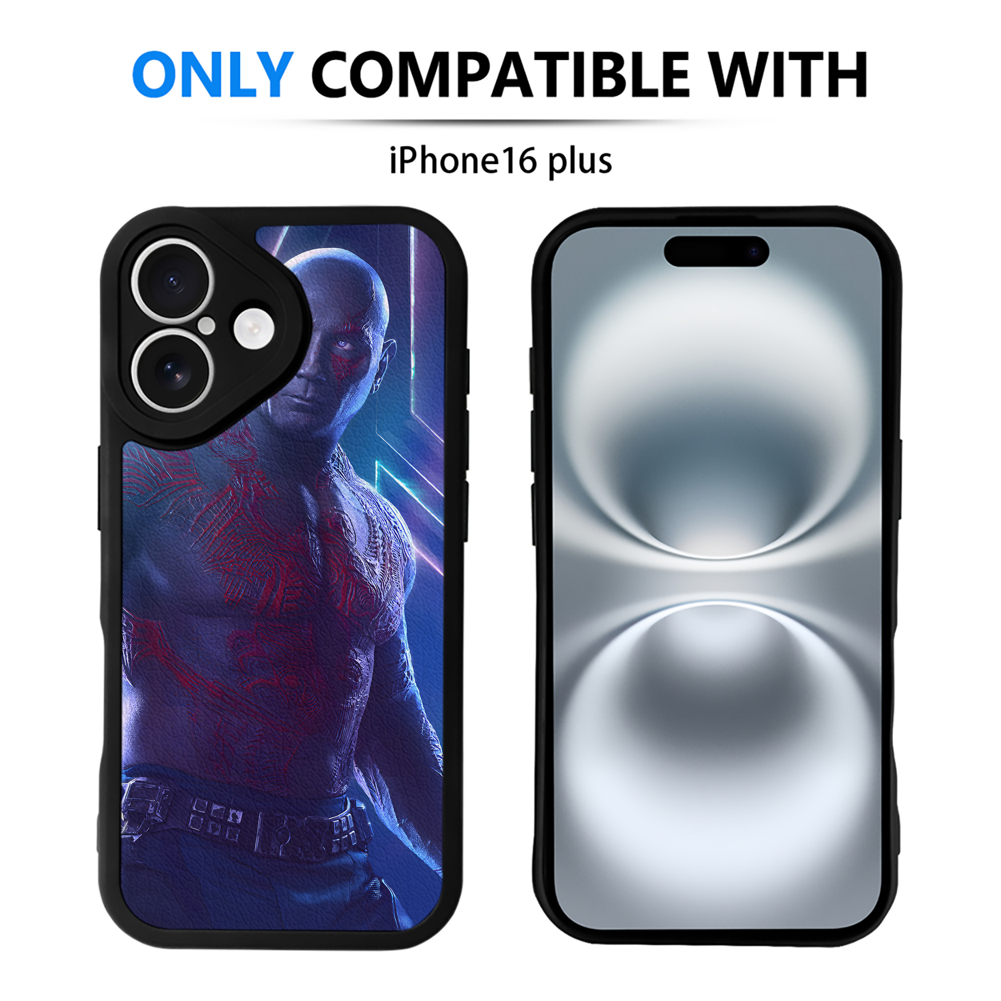 （画像用） アベンジャーズ The Avengers 【iPhone 16シリーズ対応】シリコンスマホケース（レザー調） 材質：シリコン